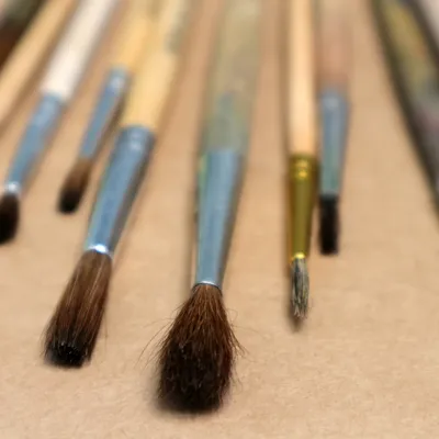 Galinpo 4 Pcs Paint Brushes Set for Fine Detailing Round Pointed Tip Nylon  Hair | eBay