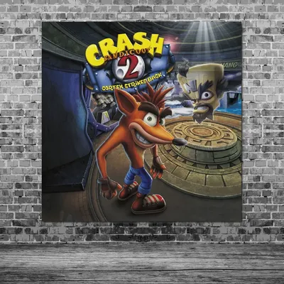 Плакат \"Крэш Бандикут, Crash Bandicoot\", 60×60см (ID#872899009), цена: 290  ₴, купить на Prom.ua