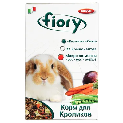 Купить Fiory Karaote Фиори корм для кроликов с доставкой в интернет  магазине Москвы