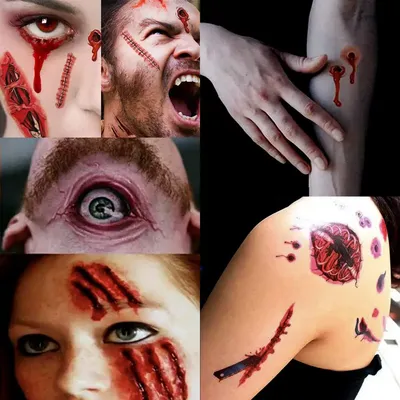 Женщина-вампир с кровью на лице стоковое фото ©AY_PHOTO 76926055
