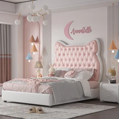 модная детская кровать двуспальная мебель для детской спальни милая мультяшная  кровать для детей и девочек| Alibaba.com