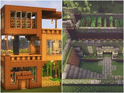 Топ-7 крутых домов для выживания в Minecraft | Все для Minecraft |  MCBase.ru | Дзен