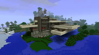 7 крутых концептов домов для опытных строителей в Minecraft