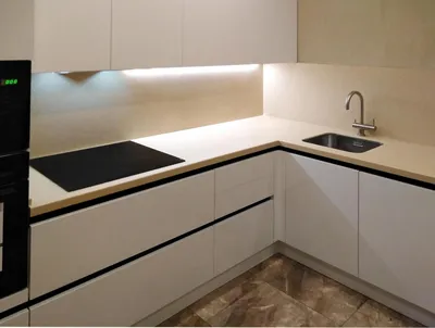 Лучший Дизайн Угловых кухонь: 175+ Фото Решений для Кухонного гарнитура |  Небольшие кухни, Интерьер, Кухонная мебель