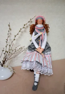 Кукла тильда Люся (повтор) – заказать на Ярмарке Мастеров – 7U745RU | Куклы  Тильда, Томск