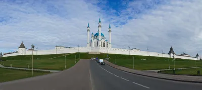 Казанский Кремль и мечеть Кул-Шариф ночью фотография Stock | Adobe Stock