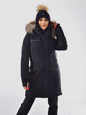 Купить Зимнюю парку - куртку с енотом в интернет магазине | Артикул:  EL-658-70-SR-EN