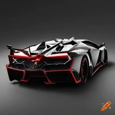 Lamborghini veneno supercar on Craiyon