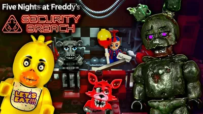 LEGO FNaF 9: Security Breach MOC / Five Nights at Freddy's - YouTube
