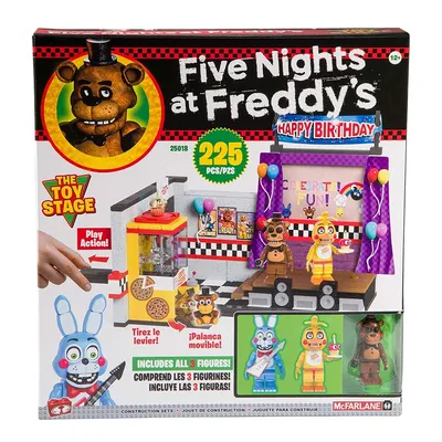 Купить конструктор McFarlane Toys Five Nights at Freddy's The Toy Stage  Large Set, 225 детали, цены на конструкторы в интернет-магазинах на  Мегамаркет