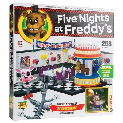 Конструктор ФНАФ (McFarlane Toys Five Nights Freddy's Building Building Kit  Fnaf) 253 детали - купить недорого в интернет-магазине игрушек Super01
