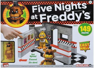 Five Nights at Freddy's EXCLUSIVE WEST HALL CONSTRUCTION SET FNAF LEGO  McFarlane | eBay