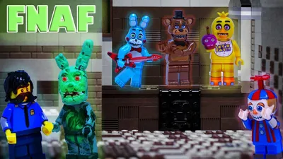 LEGO FIVE NIGHTS AT FREDDY'S (2023) - Custom Minifigures - YouTube