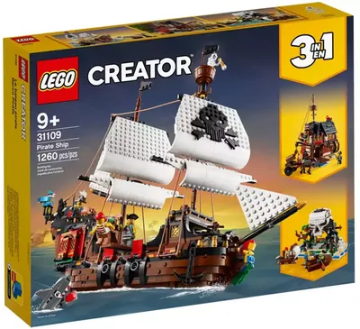 Конструктор Пиратский корабль 31109 1260 дет. LEGO Creator купить в  Новосибирске - интернет магазин Rich Family