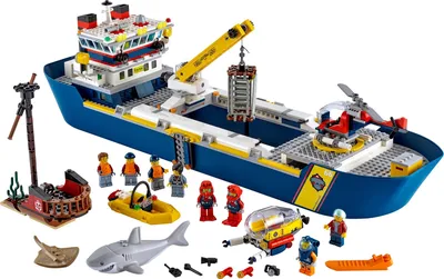 Купить Лего - 60266 - Океан: исследовательское судно
