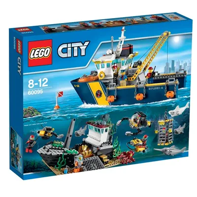 LEGO City: Корабль исследователей морских глубин 60095 - купить по выгодной  цене | Интернет-магазин «Vsetovary.kz»