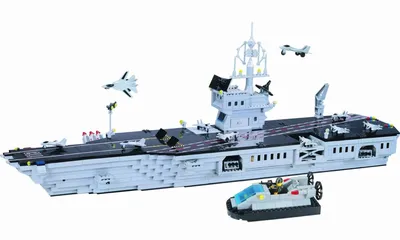 Лего-самоделка. Корабль \"HMS Trident\" | Пикабу