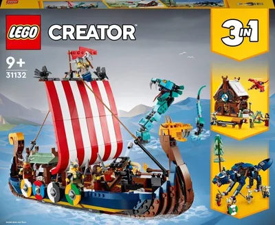 31132 LEGO® Creator Корабль викингов и змея Мидгард цена | pigu.lt