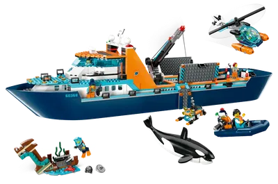 Купить Конструктор LEGO City 60266 Океан: исследовательское судно