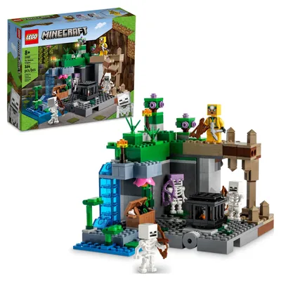 LEGO Minecraft The Skeleton Dungeon Set, 21189 Construction Toy for Kids  with Caves, Mobs and Figures with Crossbow Accessories - Walmart.com