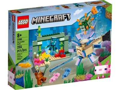 Lego Minecraft The Battle Against The Guardian — Juguetesland