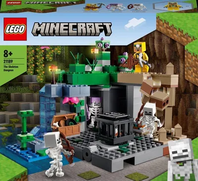 21189 LEGO® Minecraft Подземелье скелетов цена | pigu.lt