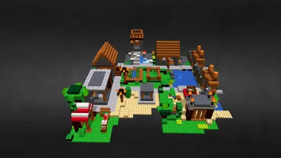 The Village(lego minecraft) - Download Free 3D model by ric.bionicle  (@ric.bionicle) [407e7f9]