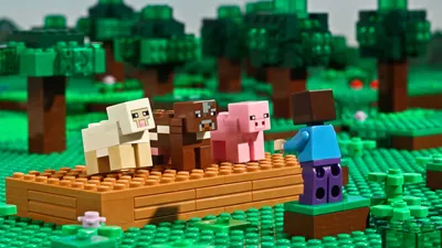 Конструктор LEGO Minecraft Современный домик на дереве 21174 купить по цене  407 руб. в интернет-магазине Детмир