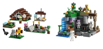 Amazon.com: LEGO Minecraft The Abandoned Village Building Kit 21190,  Minecraft Zombie Toy Set, Gift Idea for Kids Girls Boys Age 8+ Featuring  Game Figures Including Zombies and Zombie Hunters with Accessories :