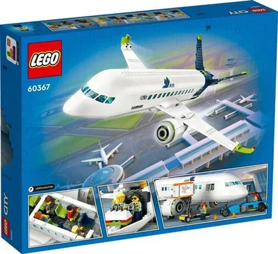 Конструктор LEGO City Пассажирский самолет Лего 60367 купить в Москве |  Доставка по России.