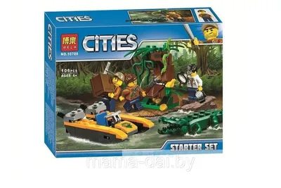 Конструктор LEGO City База исследователей джунглей 60161 купить в  интернет-магазине litoys.ru