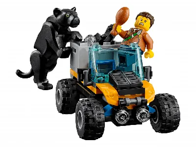 Lego City Jungle Explorers Набор Джунгли для начинающих 60157, Конструктор  - «Зубастый крокодил, ядовитая змея, кто ещё прячется в джунглях, охраняя  дорогу к сокровищам? Всех обезвредим и рассмотрим через увеличительное  стекло.» | отзывы