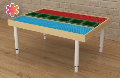 Развивающий детский стол ТЕХНО со стулом для конструктора Лего купить по  цене 7266 ₽ в интернет-магазине Детский мир