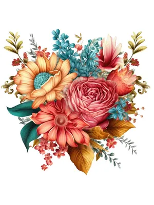 Купить картину Летние цветы в сюрреалистическом пейзаже , Дали, Сальвадор в  Украине | Фото и репродукция картины на холсте в интернет магазине Макросвит