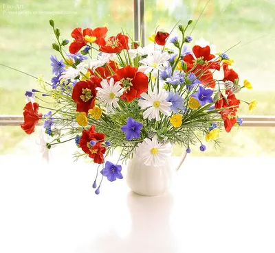 Букет летних цветов: картинки ярких летних букетов с описаниями. Как  собрать красивый полевой букет