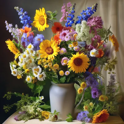 Купить Корзина летних цветов 💐 в СПБ недорого с бесплатной доставкой |  Amsterdam Flowes