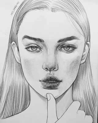 Рисую портрет карандашом поэтапно. Быстрый скетчинг лица. | Kris Po_maslu |  Дзен