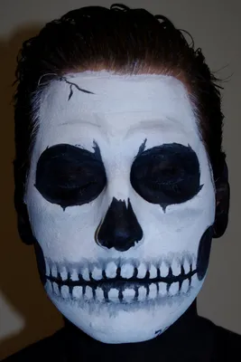 Раскраска лица на хэллоуин - 73 фото