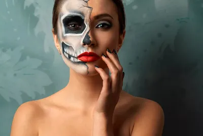 Хеллоуин | Идеи макияжа, Макияж на хэллоуин, Макияж