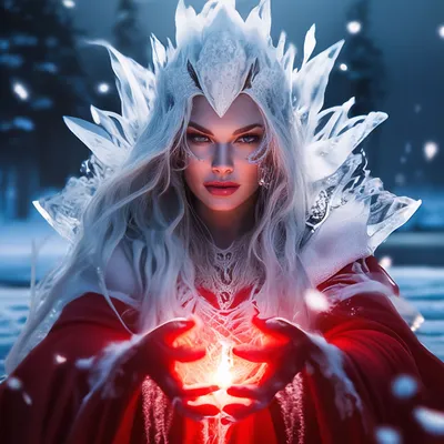 myidea лицо снежной королевы тает…» — создано в Шедевруме