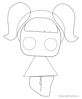 Как нарисовать куклу ЛОЛ Unicorn - Единорог | Рисуем поэтапно карандашом |  Куклы, Единорог, Карандаш