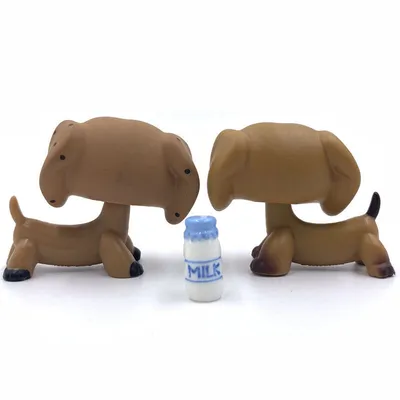 2PCS Littlest Pet shop toys cute dog bobble head dachshund #139 #Monopoly |  eBay