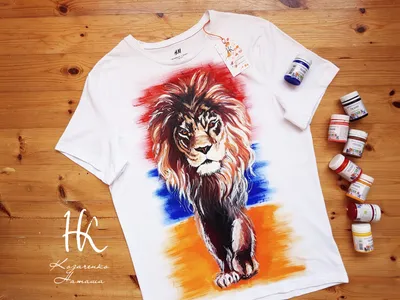 3D футболка варенка Krasar - Лев и львица купить в интернет-магазине Q-SHOP