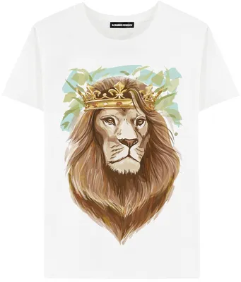 Мужская Футболка Лев | T-shirt «Lion»