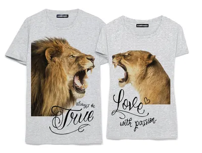 Каталог Мужская футболка \"Новогодний лев\" от магазина ON-TREND