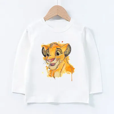 Купить Летние футболки с изображением льва 3D, повседневные мужские и  женские модные крутые топы с короткими рукавами и принтом мультфильма | Joom