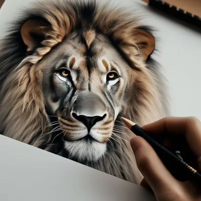 лев, нарисованный лев, креативные львы, львы png | Klipartz