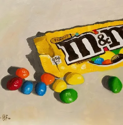 M and Ms Peanut Butter Candy -- 288 per case.