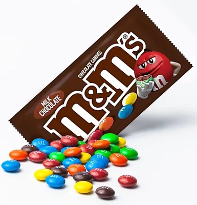 M and Ms Share Size Classic Peanut Mix Chocolate Candy - Counter Unit, 48  count