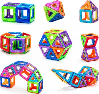 Магнитный Конструктор 40 Деталей Развивающий Детский Пластиковый Конструктор  Для Мальчиков - купить с доставкой по выгодным ценам в интернет-магазине  OZON (1292704217)